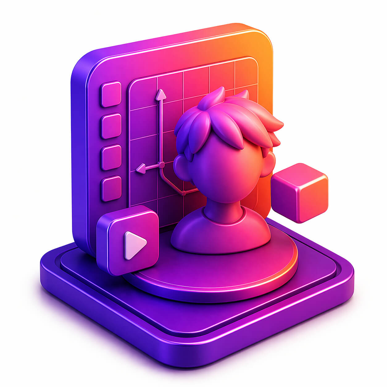 Создание и анимация 3D моделей и персонажей